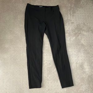 Express black dress pants skinny mid rise size 6R